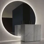 Умывальник отдельно стоящий Antonio Lupi Controverso 450x850x450 мм, Carrara Marble (CONTROVERSO Marmo Carrara_cr) - Фото 3